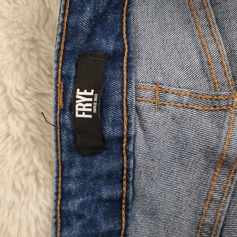 Frye High Waisted Denim Jeans 10/30 - Picture 4 of 12